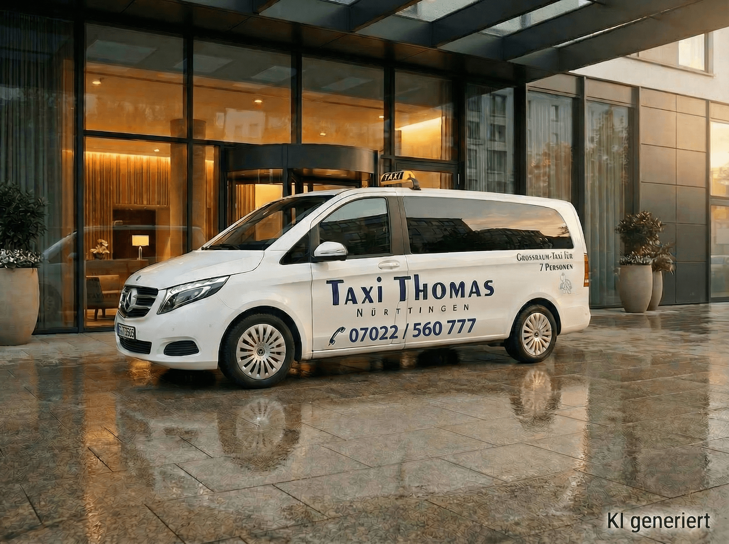 Großraumtaxi Nürtingen: Mit der V-Klasse bequem reisen